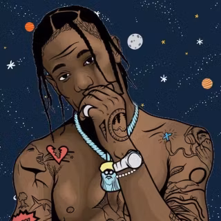 Travis Scott iPhone 12 wallpaper