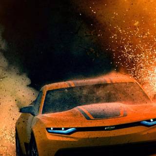 Transformers Bumblebee iPhone wallpaper