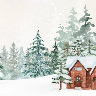 Winter animal PC wallpaper