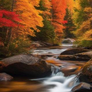 iPhone forest autumn wallpaper