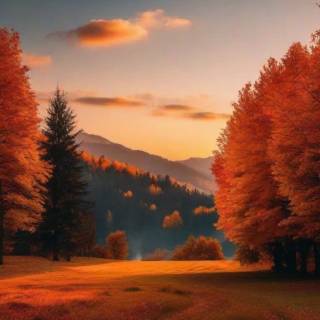 iPhone forest autumn wallpaper