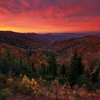 Great Smoky Mountains autumn wallpaper