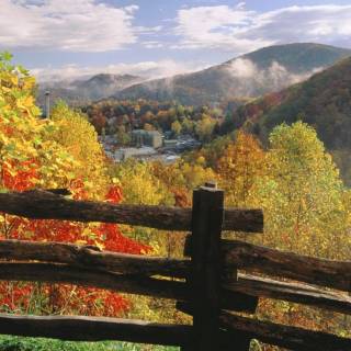Great Smoky Mountains autumn wallpaper