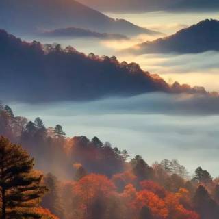 Great Smoky Mountains autumn wallpaper