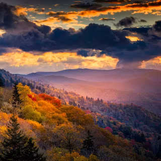 Great Smoky Mountains autumn wallpaper