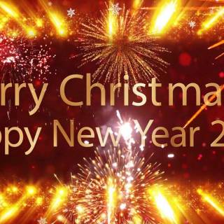 Merry Christmas & Happy New Year 2025 wallpaper