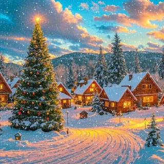 Merry Christmas & Happy New Year 2025 wallpaper