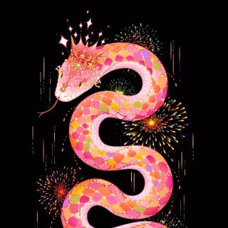 Year of The Snake 2025 wallpaper