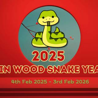 Year of The Snake 2025 wallpaper