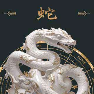 Year of The Snake 2025 wallpaper