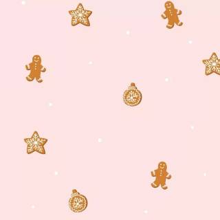 Pink Christmas Macbook wallpaper