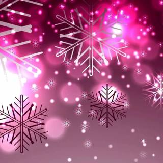 Pink Christmas Macbook wallpaper