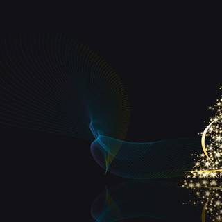 Dark Christmas tree wallpaper