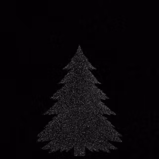 Dark Christmas tree wallpaper
