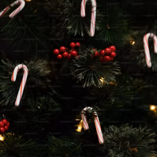 Dark Christmas tree wallpaper