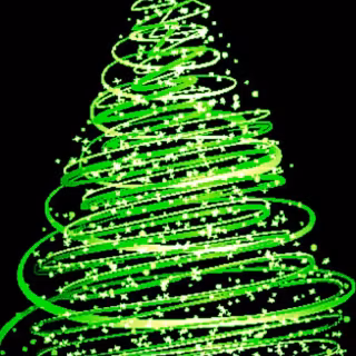 Dark Christmas tree wallpaper