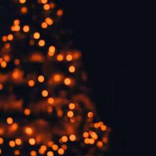 Dark Christmas tree wallpaper