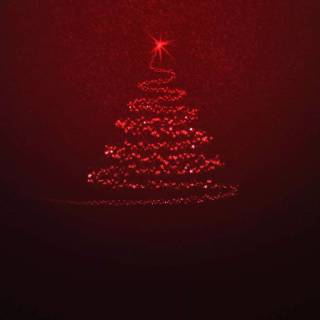 Dark Christmas tree wallpaper