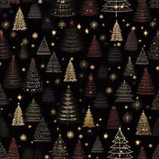 Dark Christmas tree wallpaper