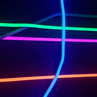Neon lamp wallpaper