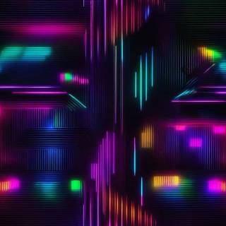 Neon lamp wallpaper