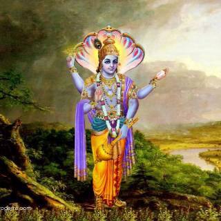 Lord Vishnu PC wallpaper