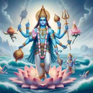 Lord Vishnu PC wallpaper