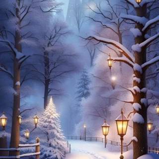 Winter 2k aesthetic wallpaper