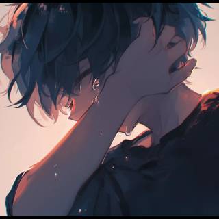 Sad anime 4k desktop wallpaper