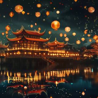 Lantern 4k wallpaper