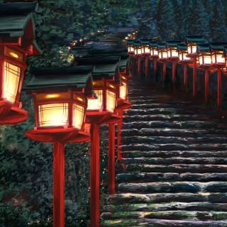 Lantern 4k wallpaper