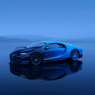 Blue cars 4k wallpaper