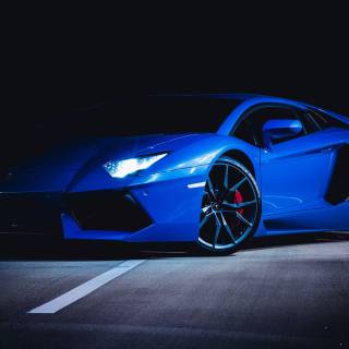 Blue cars 4k wallpaper