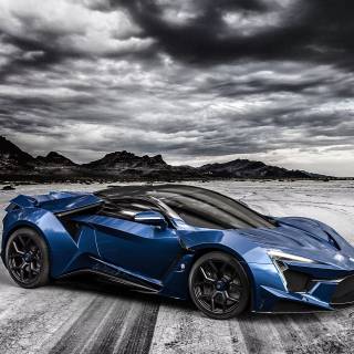 Blue cars 4k wallpaper