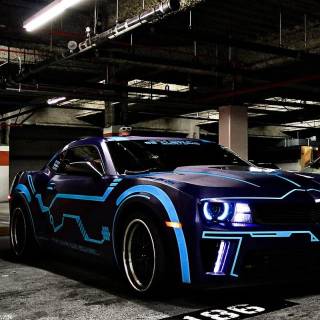 Cool blue cars wallpaper