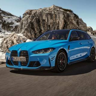 Blue BMW 4k wallpaper