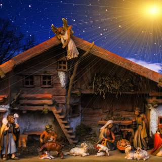 Baby Jesus 4k wallpaper