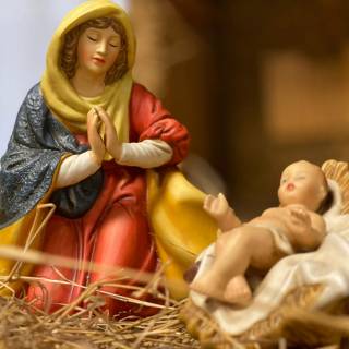 Baby Jesus 4k wallpaper