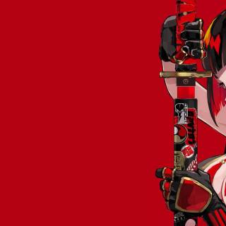 Anime red desktop wallpaper