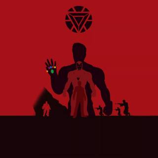Avengers minimal 4k wallpaper