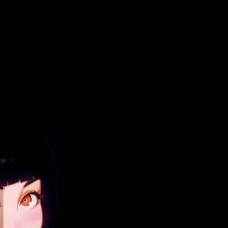 Anime girl minimalist wallpaper