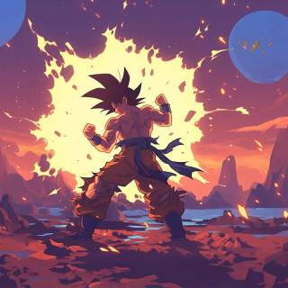 Son Goku PC wallpaper