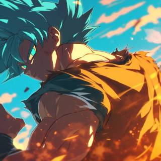 AI Goku wallpaper