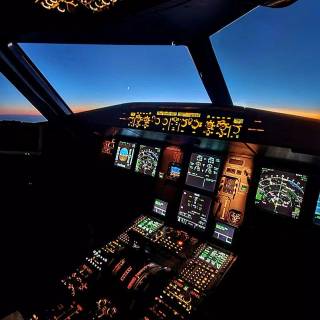 Airbus A320 cockpit wallpaper