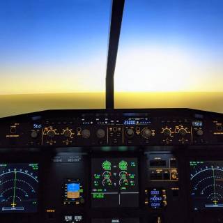 Airbus A320 cockpit wallpaper