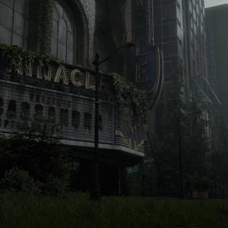 Abandoned city 4k wallpaper