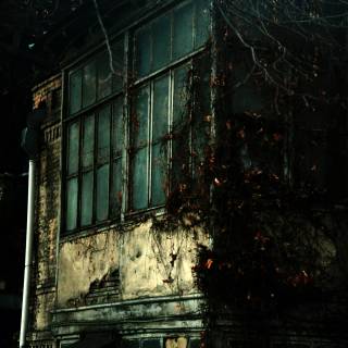 Abandoned city 4k wallpaper