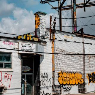 Abandoned city 4k wallpaper