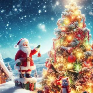 4k ultrawide Christmas wallpaper