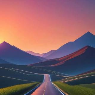 Sunset iPhone X wallpaper